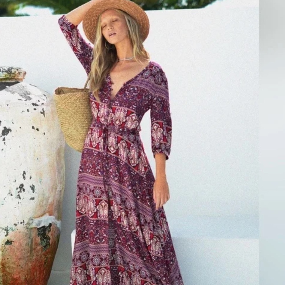 Burgundy Oracle Dress